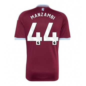 Aston Villa Johan Manzambi #44 Maglia Gara Casa Repliche 2026-27 Maniche Corte